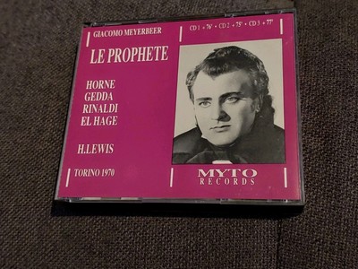 Meyerbeer Le Prophete Torino 1970 Set 3 CD VGC