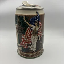 Budweiser Archives Series I 1893 Columbian Exposition Lidded Stein 1992