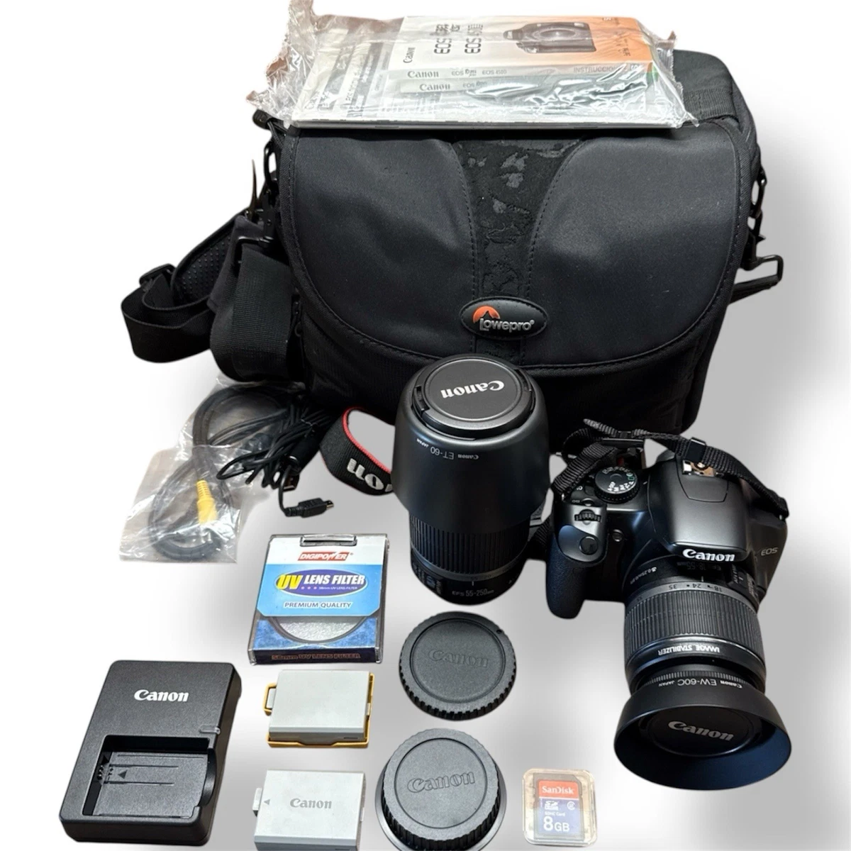 Canon EOS 450D (avec objectif 18-55mm) - Comparer avec
