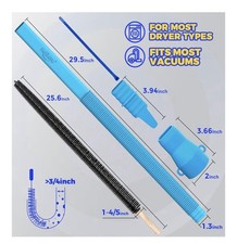 Dryer Vent Cleaner Kit Vacuum Attachment Hose with Lint Remover Cleaning Brush