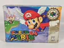 Super Mario 64 (Nintendo 64, 1996) Complete with Box and Manual - CIB N64