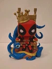 Funko Pop Marvel Deluxe King Deadpool On Throne #724 PX [Loose] Vinyl Figure