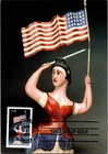 Dr Jim Stamps Maximum Card 37c Lady Liberty Carving Postal Stationery First Day