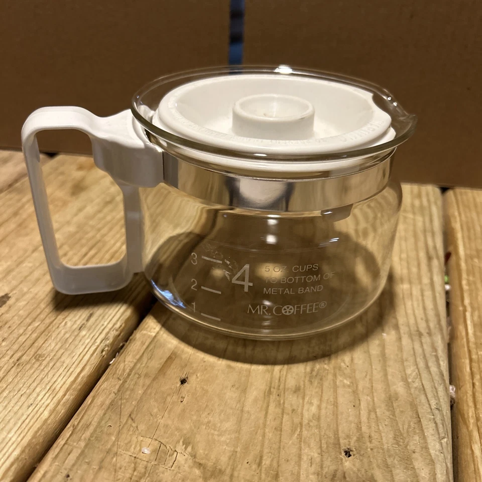 Mr. Coffee 4 Cup D40 Glass Carafe w/White Lid - Image 4 of 4