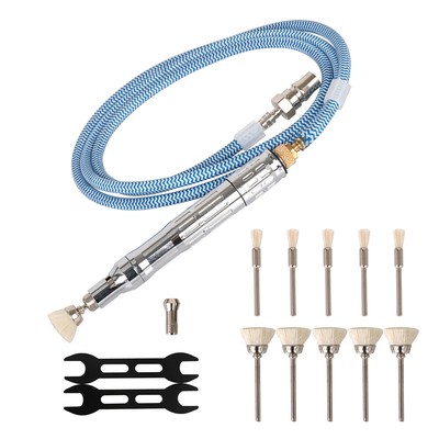 1/8" Shank Air Micro Die Grinder Pencil Mold Brush Set Polishing Pneumatic Tool 1/8" Shank Air Micro Die Grinder Pencil Mold Brush Set Polishing Pneumatic Tool