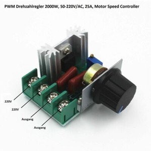 220V 2000W Speed Controller SCR Voltage Regulator Dimming Dimmers Thermostat