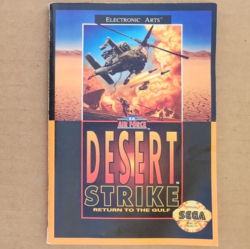 Desert Strike: Return to the Gulf Sega Genesis - Cartridge, Manual and Case - Picture 4 of 5