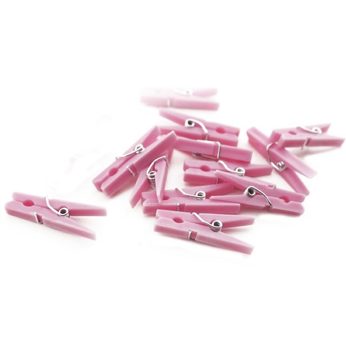 Mini Plastic BLUE PINK Baby Shower Clothespins Party Game Favors Decorations - Picture 6 of 15