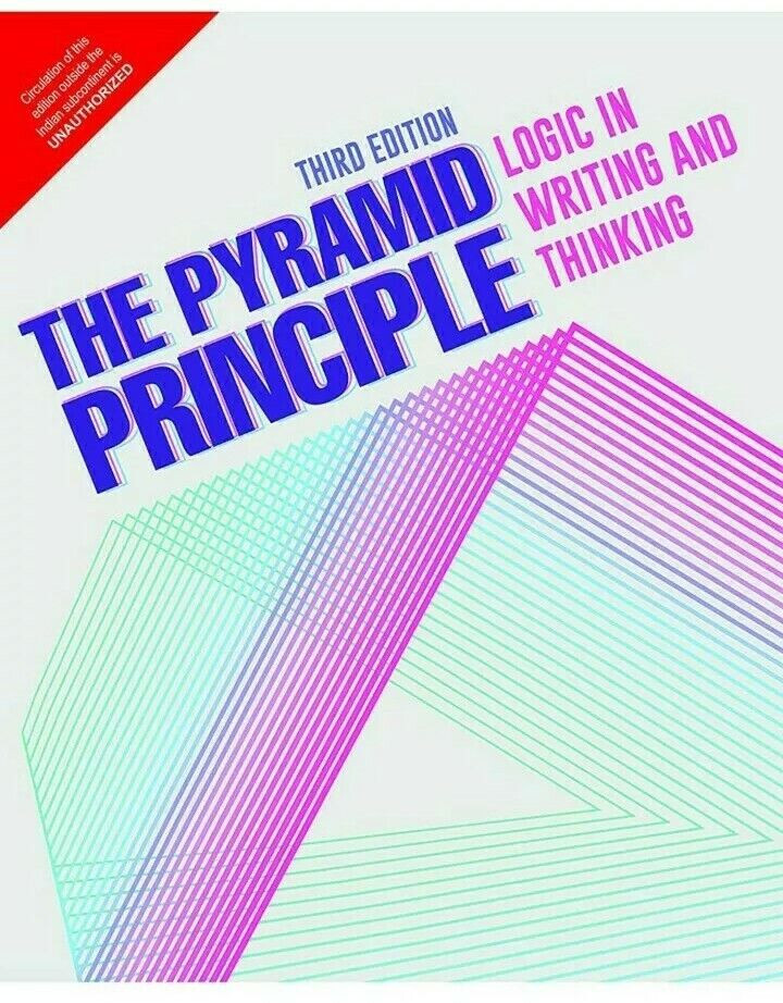 THE Minto Pyramid Principle 洋書　美品 The Pyramid Principle: Logic in Writing and Thinking
