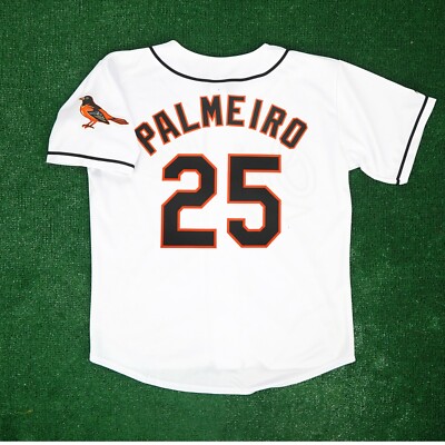 Rafael Palmeiro Baltimore Orioles 1995 Home Men's White Jersey w/ Team Patch