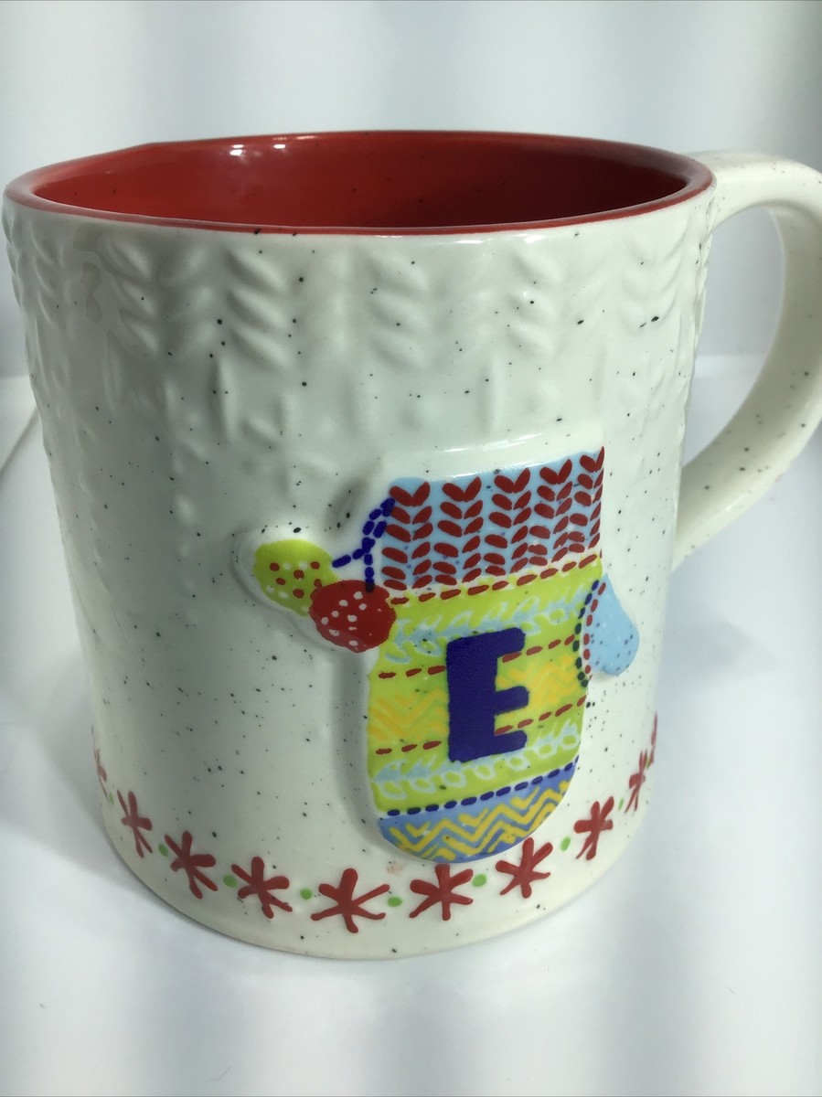 Anthropologie Monogram Cap (E) Anthropologie Letter “E” Monogram Initial Ceramic Coffee Tea  main image 4