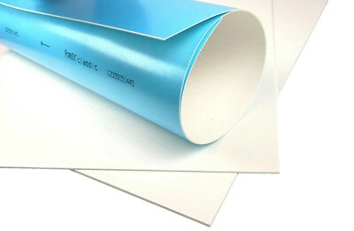 PVC Hartschaum Platte weiß  FOREX® 1-5 mm (bis 2500 länge) Kunststoffplatte - Bild 1 von 3