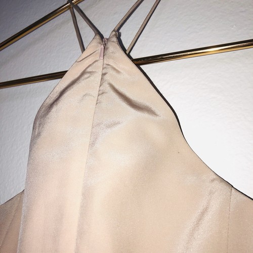 ZIMMERMANN Sueded Silk Plunge Tulip Drape Dress Blush Pink Bridesmaid Small - 1 - Picture 7 of 13