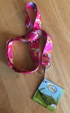 Disney Fairies Pink Vacation Lanyard 18.5" NWT