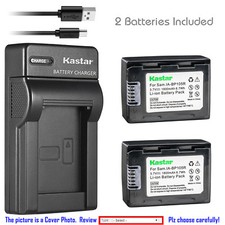 Kastar Battery Slim Charger for Samsung IA-BP105R IA-BP210R Samsung HMX-H405
