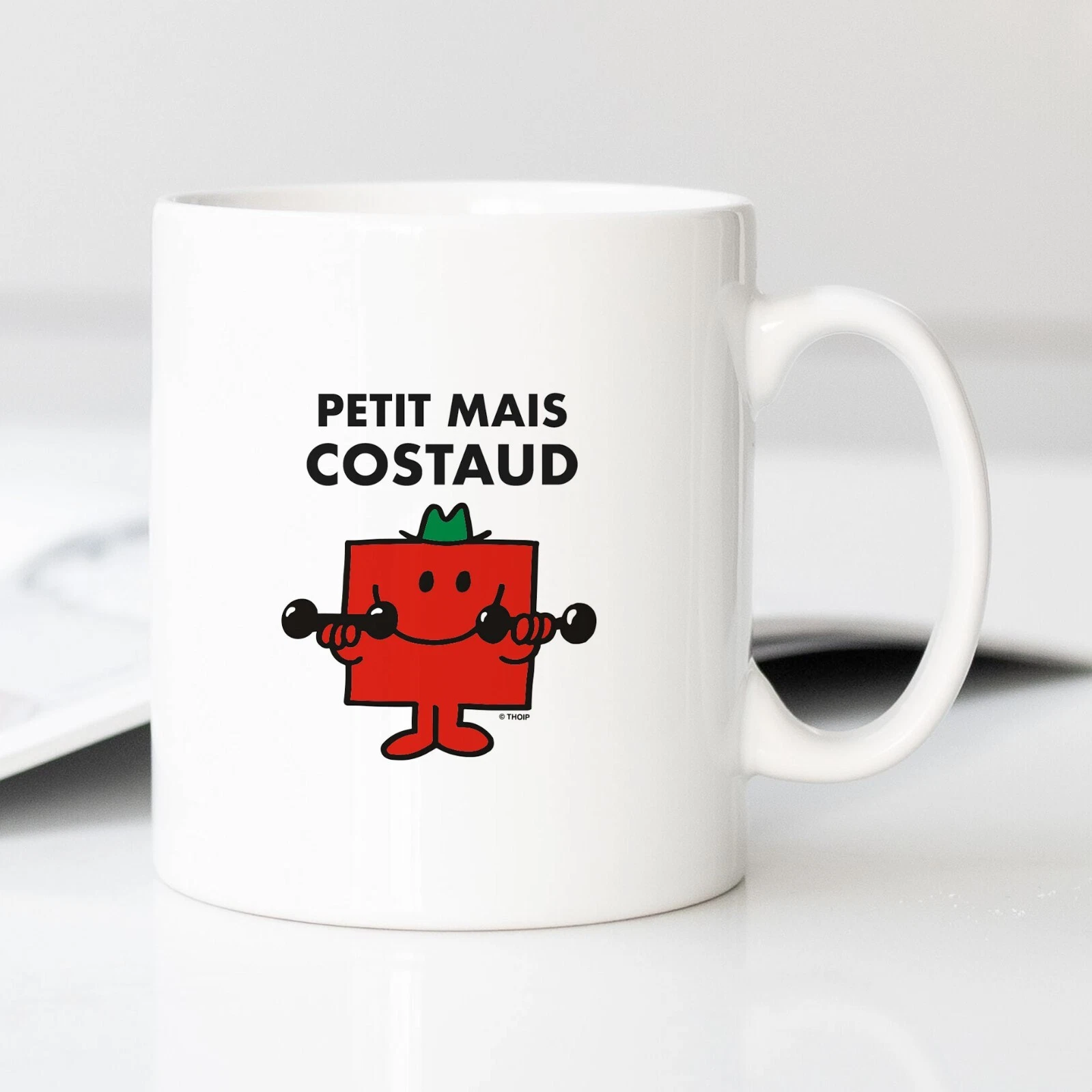 White Small Tall Ceramic Mug