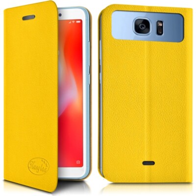 Etui à en ligne Rabat Couleur Jaune (Ref.3-A) pour Smartphone SFR Startrail 8