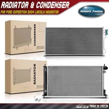Radiator & AC Condenser Cooling Kit for Ford Expedition 2004 Lincoln Navigator