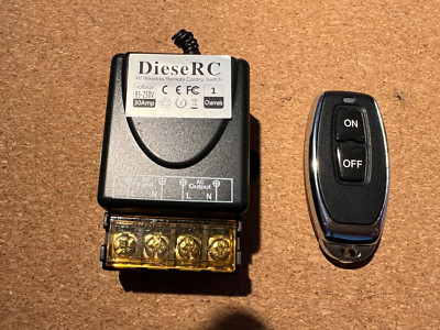 Wireless Remote Control Switch RF 433Mhz Remote On Off Switch Control