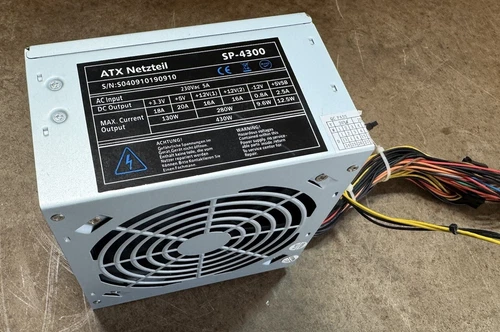 MS-Tech ATX Netzteil SP-4300 430 Watt Power Supply PSU