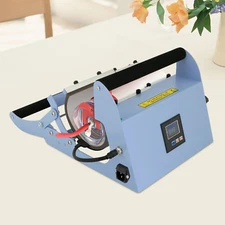 Car Cup Mug Press Heat Machine Blue Tumbler Heat Press Temp/Time Adjustable DIY