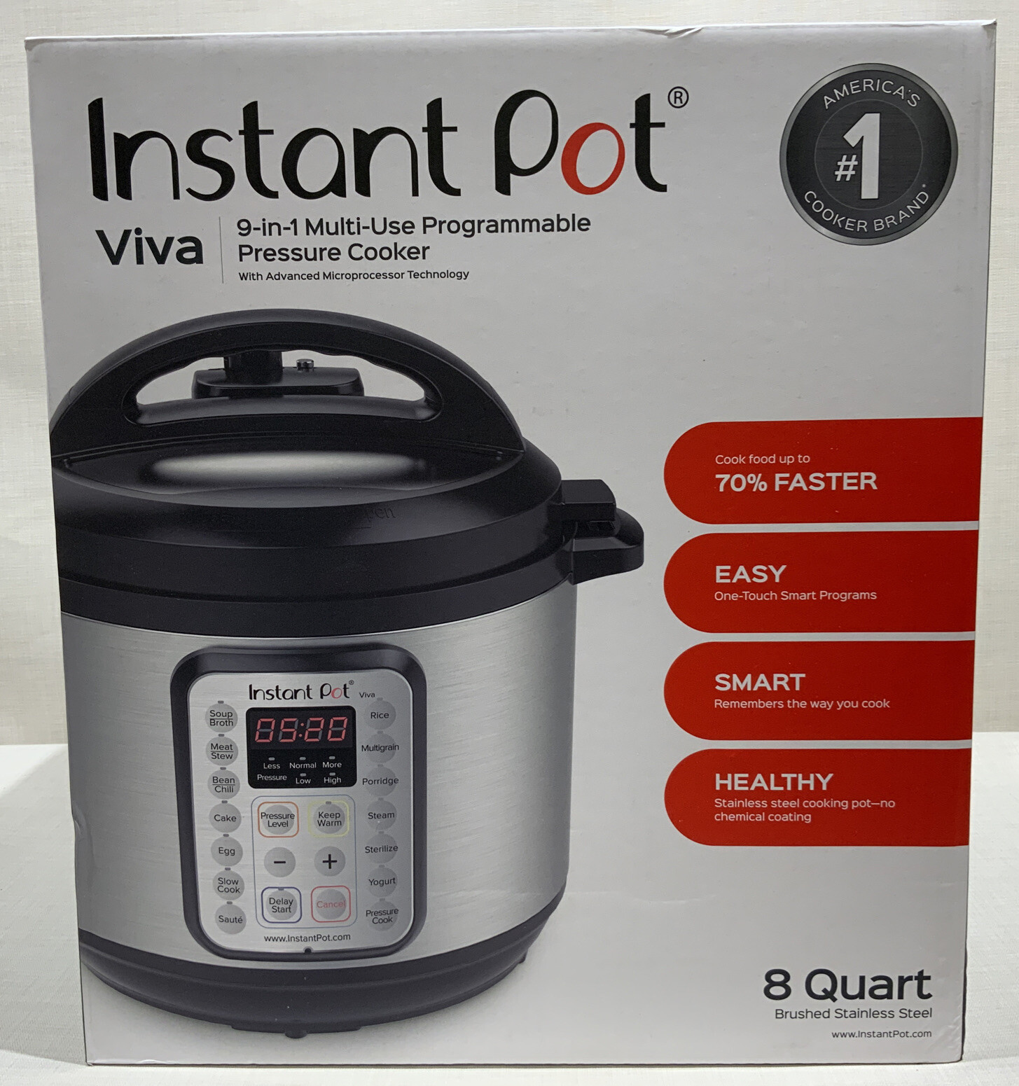 Programmable Qt Viva Instant Pot Instant Pot Duo Plus 60 1000W