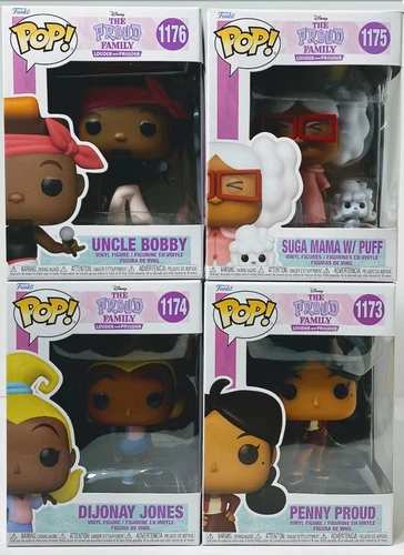 Funko Pop! Animation: Disney The Proud Family Pack of 4 - NEW