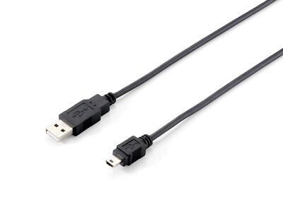 equip 128521 USB 2.0 Cable Type A Male to Mini-B Male 1,8m