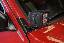 Rough Country Lower Windshield Light Mounts For Jeep Cherokee Xj 84-01