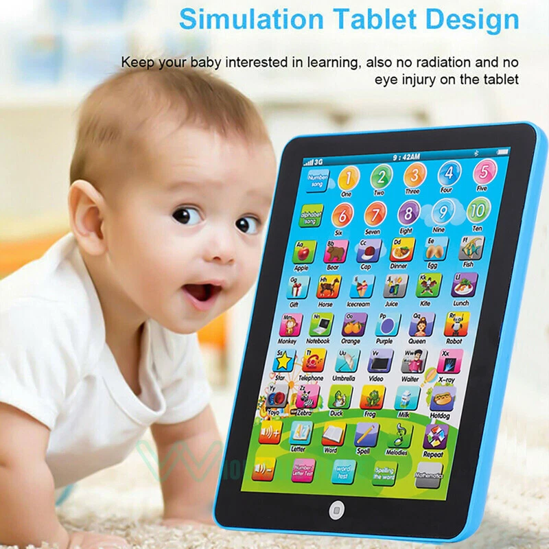 Tablet táctil para niños juguete para 2 - 8 niños tableta de aprendizaje juguete - Picture 5 of 14