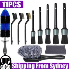 11X Car Wheel Tire Brushes Set Vehicle Detailing Cleaning Tool Wash Brush Kit AU