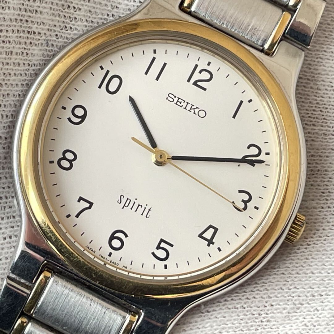 時計 SEIKO SPIRIT 7N01-6A70 ANTIMAGNETIC 60G SEIKO SPIRIT 7N01-6A70 ANTIMAGNETIC 60G Gold Dial Analog