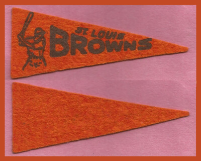 Vintage 1949 St Louis Browns Baseball Pennant! WOW! | eBay