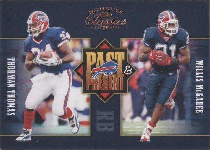 2005 Donruss Classics Thurman Thomas Willis McGahee #PP-2 - 1 of 2