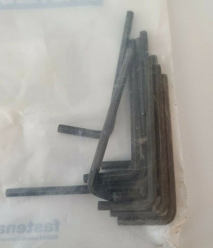 10pc Hex L-Key Allen Wrench 9/64" Short Arm- Fastenal Industrial - Picture 2 of 2