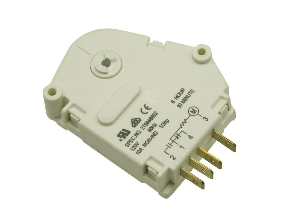OEM Defrost Timer for Frigidaire FRS26ZTHB4 FRT18IS6JQ2 FRT8G7HW0 FRT18B5JW2 NEW - Image 2 of 2
