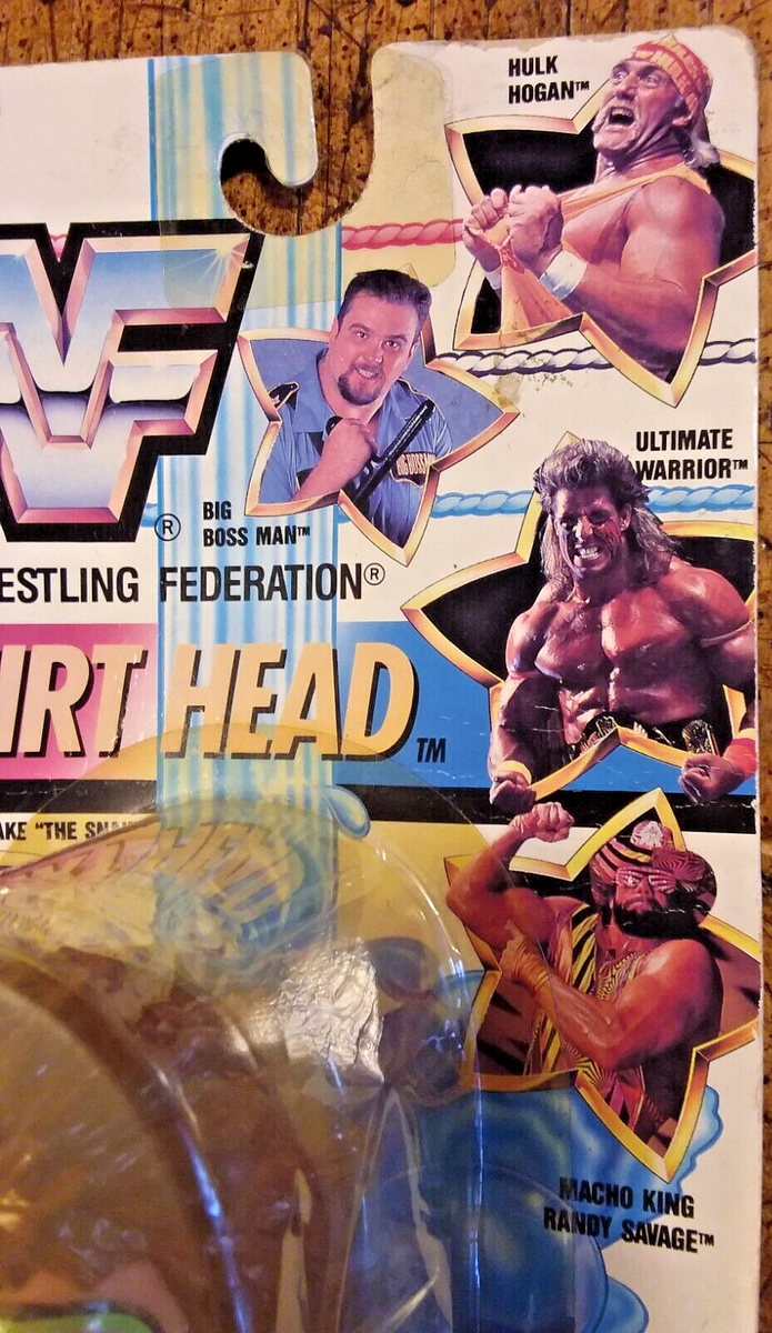 スポーツ ULTIMATE WARRIOR  SQUIRT HEAD WRESTLING #1-WWF Ultimate Warrior Squirt Head, 1990 Multi