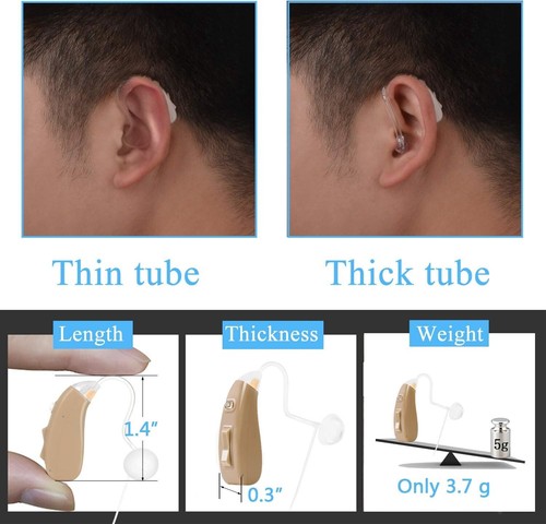 Hearing Amplifier Rechargeable Personal Sound Amplifier, Digital Noise Cancellin - Picture 6 of 7