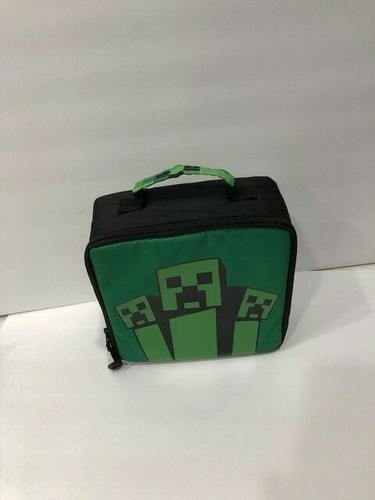 Minecraft Creeper Fatigue Insulated Lunchbox Travel Bag Kids NWT MNCR1097 SH5 - Picture 3 of 7