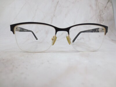 Hera & Luna Eyeglasses Frame HL1696SM Women's Black Half Rim Cat Eye 53-17-140