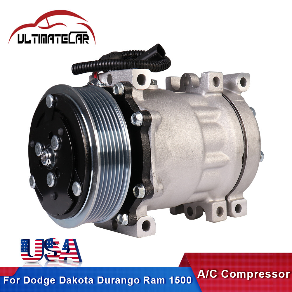 1x A/C AC Compressor w/ Cluth For Dodge Dakota Durango Ram 1500 2500 CO ...
