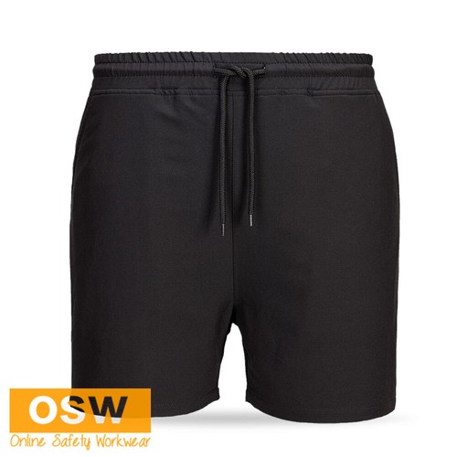 Mens KX3 Work Stretch Quick Dry Shorts - Black Navy Sand KX311 - Picture 3 of 8