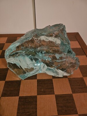 ANDARA Kristallglas 3,3kg (7lbs) besonders klar blau/grün
