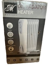 MERCURY Oil Filled Radiator Heater for indoor use Large Room Safe