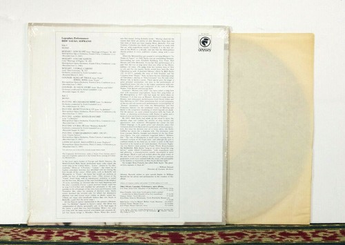 Bidú Sayão, 35th Anniversary - 1972 LP, Classical / Opera Legend, Brazil - NM - Picture 3 of 3