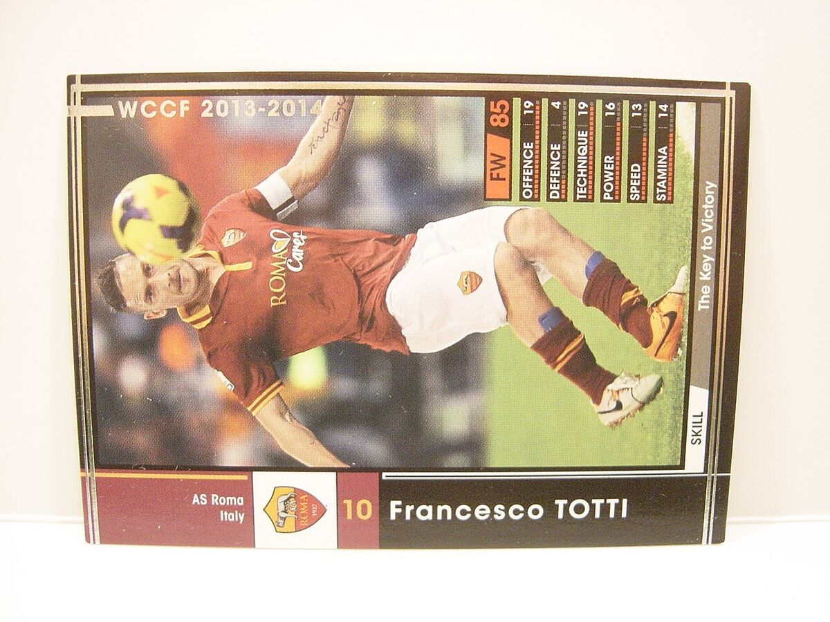 Panini WCCF 2013-14 Francesco Totti 1976 Italy No.10 AS Roma Panini WCCF 2013-14 Francesco Totti 1976 Italy No.10 AS Roma