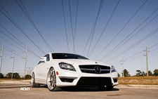 Cars white amg vehicles mercedes benz cls class Desk Mat Stitched