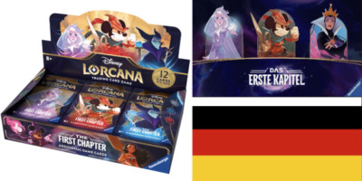 Disney Lorcana Das Erste Kapitel | Gewöhnlich/Ungewöhnlich NON HOLO | TCG DE 