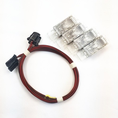 0EM 5x Interior Door Warning Light Glove Box Lamp Harness For VW AUDI Seat Skoda - Picture 2 of 12