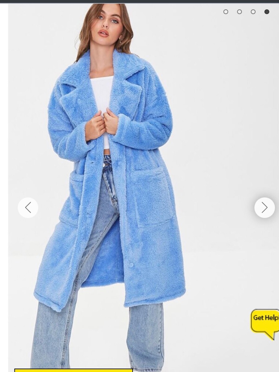Forever 21 faux fur teddy coat Clearance